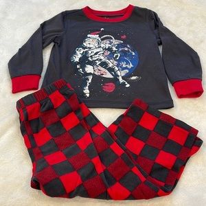 OshKosh Santa Pajamas - Size 3T